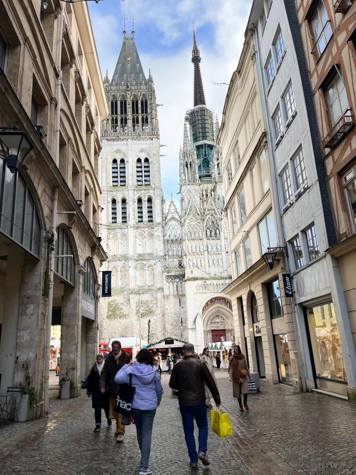 Le Canyon Rouen Centre By Myfrenchpat Terrasse & Parking Dış mekan fotoğraf